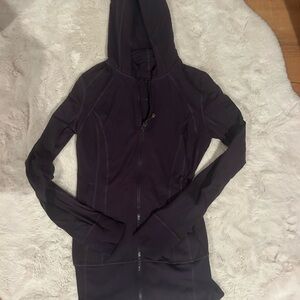 lululemon athletica blue Hoodie Sweatshirt size 6